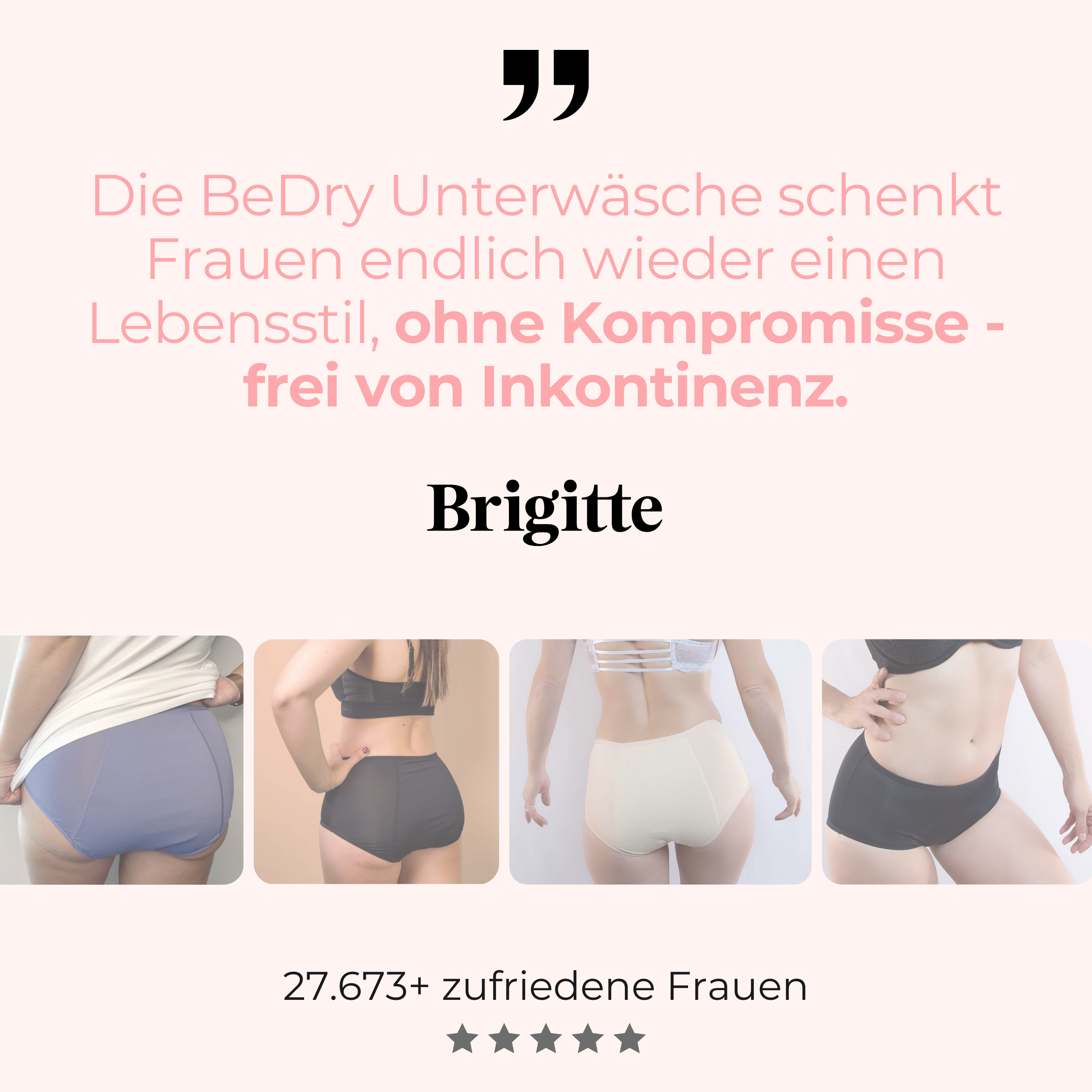 BeDry™ - Bequeme & diskrete auslaufsichere Panties